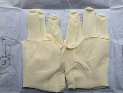 Перчатки медицинские стерильные латексные хирургические опудренные текстурированные, размер 7.0