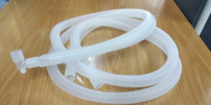 VA-4412-05 Взросл. анестез. дыхательный контур (ЭВА), гофрированный, 180см (22F-22F-22M/15F), мешка 3л